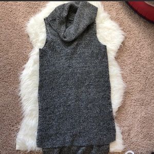 Express cowl neck sleeveless sweater